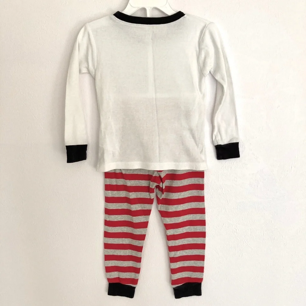 Carter’s Snowman in Plaid Hat 2 Piece Pajamas 24M